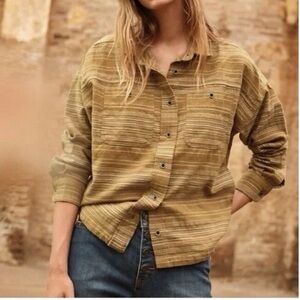 Prana Organic Cotton Button-Down Shirt